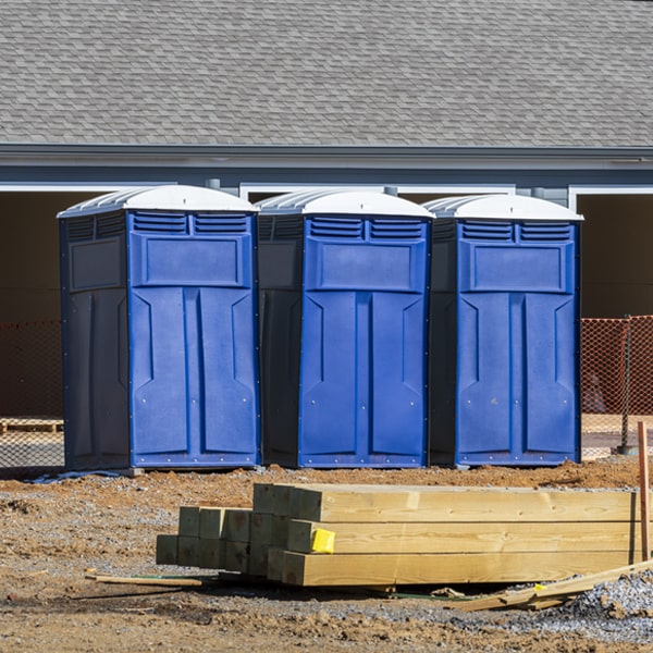 are there different sizes of portable toilets available for rent in Discovery Harbour HI